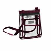 Plain Maroon Gameday Clear Crossbody, 001-66P-MAROON