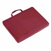 Plain Garnet Bleacher Cushion, 001-71B-GARNET