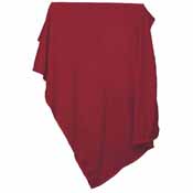 Plain Garnet Sweatshirt Blanket, 001-74-GARNET