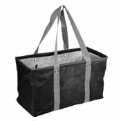 Plain Black Crosshatch Picnic Caddy, 001-765CR-BLACK