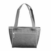 Plain Charcoal Crosshatch 16 Can Cooler Tote, 001-83CR-CHARCOAL
