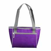 Plain Purple Crosshatch 16 Can Cooler Tote, 001-83CR-PURPLE