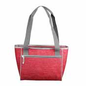 Plain Red Crosshatch 16 Can Cooler Tote, 001-83CR-RED