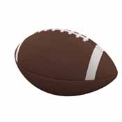 Plain White Full-Size Composite Football, 001-93FC-1