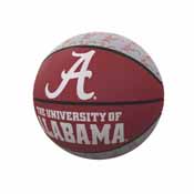 Alabama Repeating Logo Mini-Size Rubber Basketball, 102-91MR-1