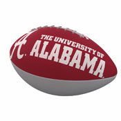 Alabama Combo Logo Junior-Size Rubber Football, 102-93JR-1