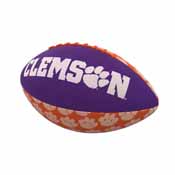 Clemson Repeating Mini-Size Rubber Football, 123-93MR-3
