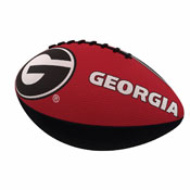 Georgia Combo Logo Junior-Size Rubber Football, 142-93JR-1