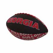 Georgia Repeating Mini-Size Rubber Football, 142-93MR-3