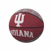 Indiana Repeating Logo Mini-Size Rubber Basketball, 153-91MR-1