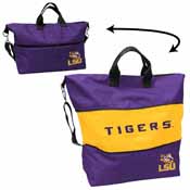 LSU Crosshatch Expandable Tote, 162-665-CR1