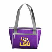 LSU 16 Crosshatch Can Cooler Tote, 162-83-CR1