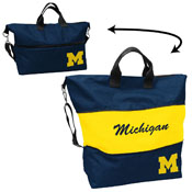 Michigan Crosshatch Expandable Tote, 171-665-CR1