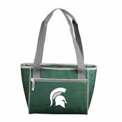 MI State Crosshatch 16 Can Cooler Tote, 172-83-CR1