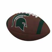 MI State Team Stripe Official-Size Composite Football, 172-93FC-1