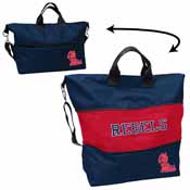 Ole Miss Crosshatch Expandable Tote, 176-665-CR1