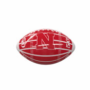 Nebraska Field Mini-Size Glossy Football, 182-93MG-2