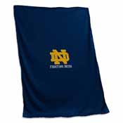 AGS Notre Dame Sweatshirt Blanket, 190-74-1