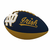Notre Dame Combo Logo Junior-Size Rubber Football, 190-93JR-1