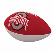 Ohio State Combo Logo Junior-Size Rubber Football, 191-93JR-1