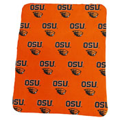 OR State Repeating Logo Classic Fleece, 195-23B-C1