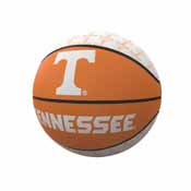Tennessee Repeating Logo Mini-Size Rubber Basketball, 217-91MR-1