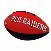 TX Tech Combo Logo Junior-Size Rubber Football, 220-93JR-1