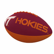 VA Tech Combo Logo Junior-Size Rubber Football, 235-93JR-1