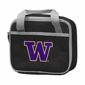 University of Washington Black Lunch Box f/ Primary Logo, 237-56LD-1