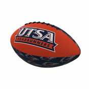 Texas-San Antonio Repeating Mini-Size Rubber Football, 379-93MR-3