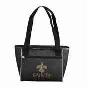 New Orleans Saints Crosshatch 16 Can Cooler Tote, 620-83-CR1