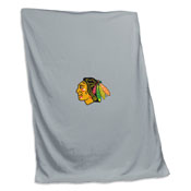 Chicago Blackhawks Gray Sweatshirt Blanket, 807-74-C1