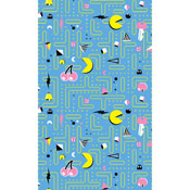 Pacman Carpet Blue