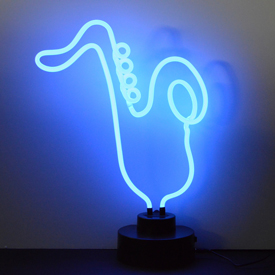 Saxophone Neon Sculpture 9" X 14" X 6", AGS-4SAXPH