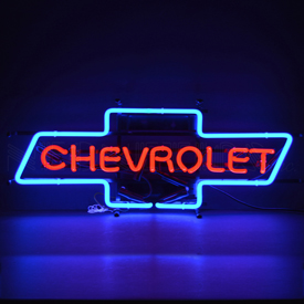 Chevrolet Bowtie Neon Sign, 5CHVBO