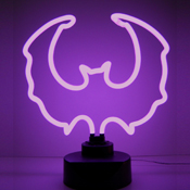 Purple Bat Neon Sculpture 15