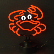 Crab Neon Sculpture 10