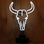 Deer Skull Neon Sculpture, 4DRSKL