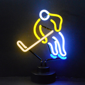 Hockey Neon Sculpture 11