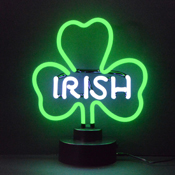 Irish Shamrock Neon Sculpture, 4IRISH