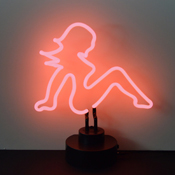 Mud Flap Girl Neon Sculpture 14