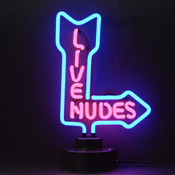 Live Nude Neon Sculpture 12