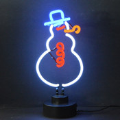 Snowman Christmas Neon Sculpture 9