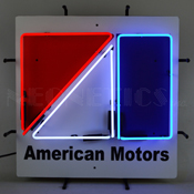 Amc Standard Neon Sign With Backing, 5AMCBK