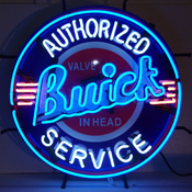 Buick Neon Sign With Backing, 5BUIBK