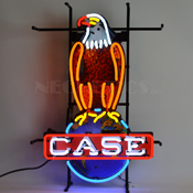 Case Eagle International Harvester Neon Sign, 5CASEE