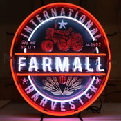 Ih Farmall Tractor 1902 Neon Sign, 5CASEF