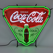 Coca-Cola Ice Cold Shield Neon Sign 24 X 29, AGS-5CCICE
