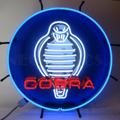 Ford Cobra Neon Sign With Backing 24