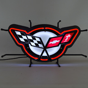 Corvette C5 Neon Sign With Backing 24